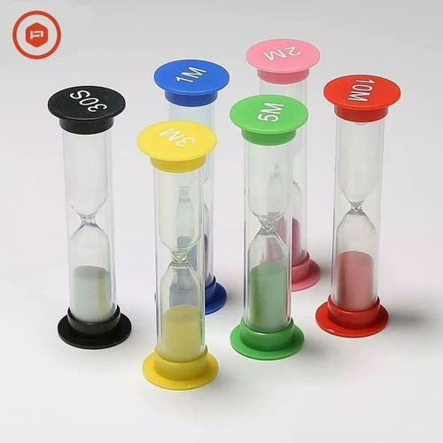 Sand timer für kinder bunt - -,