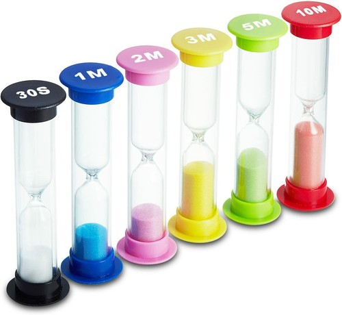 Sand timer für kinder bunt - sand,