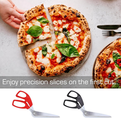Rot pizzaschneider schere - pizzaschneider,